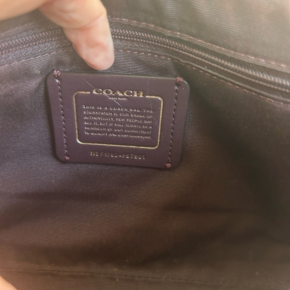 Coach Colorblock Satchel | Pink Red Plum Leather‎ | Preppy Chic Y2K Quiet Luxury - Picture 9 of 11